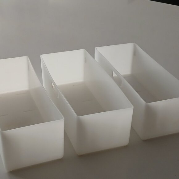 Rectangle Plastic containers (3) - Picture 1 of 4